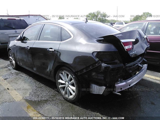 1G4PR5SK7D4237286 - 2013 BUICK VERANO CONVENIENCE GRAY photo 3