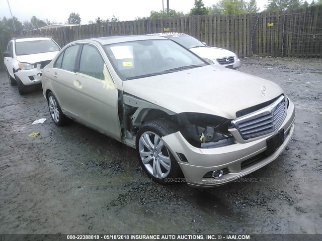 WDDGF8BB4AF404322 - 2010 MERCEDES-BENZ C 300 4MATIC GOLD photo 1