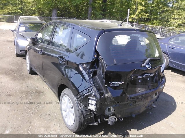 3N1CE2CP1FL409500 - 2015 NISSAN VERSA NOTE S/S PLUS/SV/SL/SR BLACK photo 3