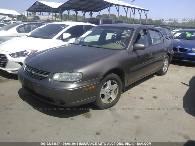 1G1NE52J32M572517 - 2002 CHEVROLET MALIBU LS 灰色 照片 2