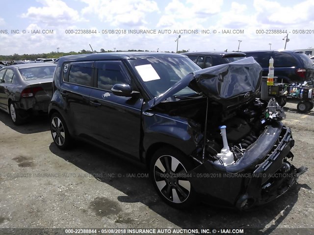 KNDJX3A57E7082478 - 2014 KIA SOUL ! Dark Blue photo 1