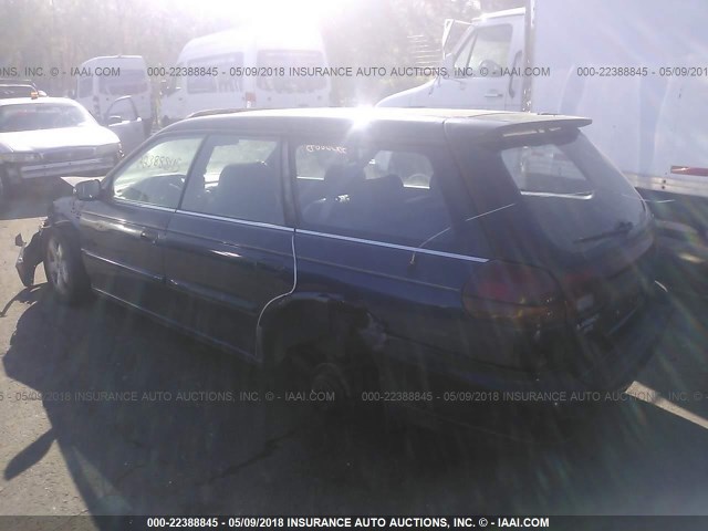 4S3BK6558S7345779 - 1995 SUBARU LEGACY LS/LSI BLUE photo 3