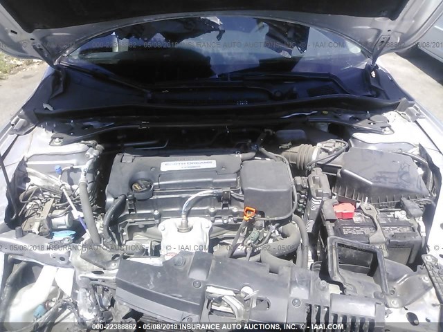 1HGCR2F50FA000067 - 2015 HONDA ACCORD SPORT 银色 照片 10
