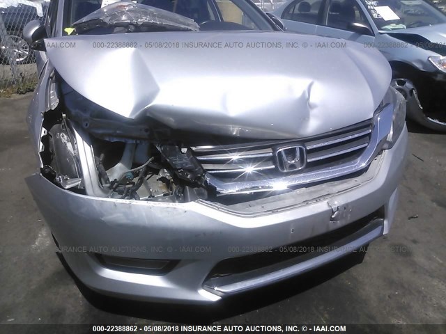 1HGCR2F50FA000067 - 2015 HONDA ACCORD SPORT 银色 照片 6