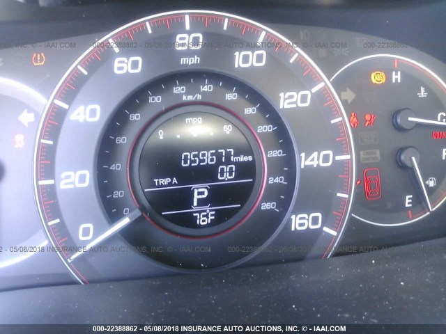 1HGCR2F50FA000067 - 2015 HONDA ACCORD SPORT 银色 照片 7