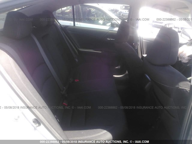 1HGCR2F50FA000067 - 2015 HONDA ACCORD SPORT 银色 照片 8
