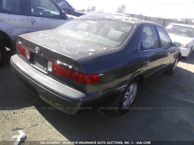 4T1BG22K21U836039 - 2001 TOYOTA CAMRY CE/LE/XLE 黑色 照片 4