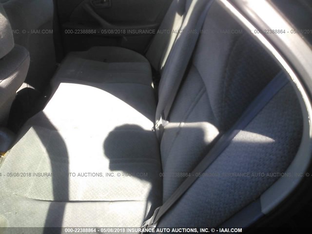 4T1BG22K21U836039 - 2001 TOYOTA CAMRY CE/LE/XLE 黑色 照片 8