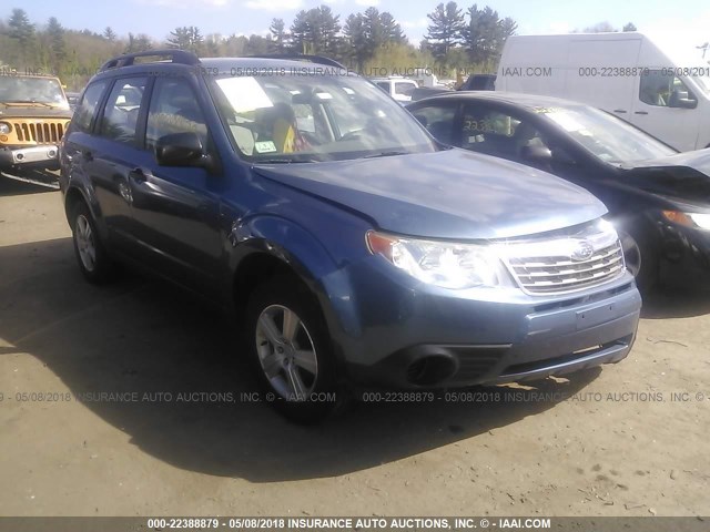 JF2SH6BC8AH785710 - 2010 SUBARU FORESTER XS Mavi foto 1