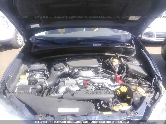 JF2SH6BC8AH785710 - 2010 SUBARU FORESTER XS Mavi foto 10