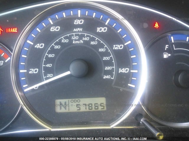 JF2SH6BC8AH785710 - 2010 SUBARU FORESTER XS Mavi foto 7