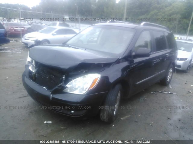 KNDMC233276037004 - 2007 HYUNDAI ENTOURAGE GLS/SE/LIMITED BLACK photo 2