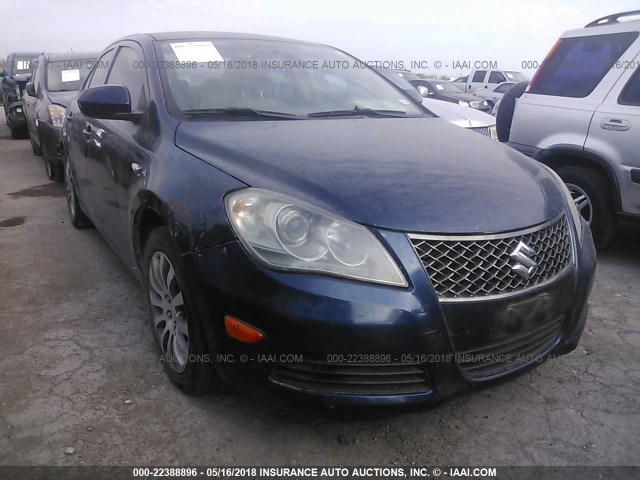 JS2RE9A35A6101514 - 2010 SUZUKI KIZASHI SE BLUE photo 1