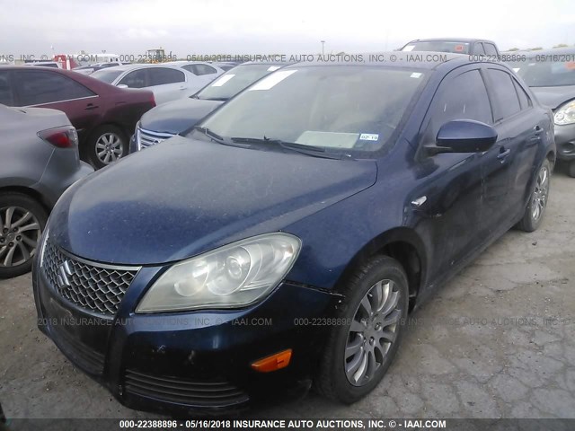 JS2RE9A35A6101514 - 2010 SUZUKI KIZASHI SE BLUE photo 2