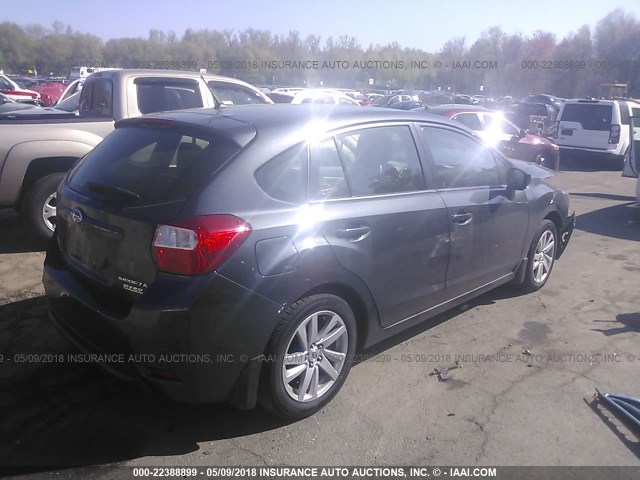 JF1GPAB62G8302831 - 2016 SUBARU IMPREZA PREMIUM GRAY photo 4