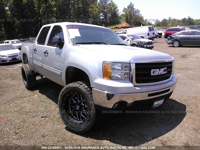 3GTP2VE34BG364249 - 2011 GMC SIERRA K1500 SLE SILVER photo 1