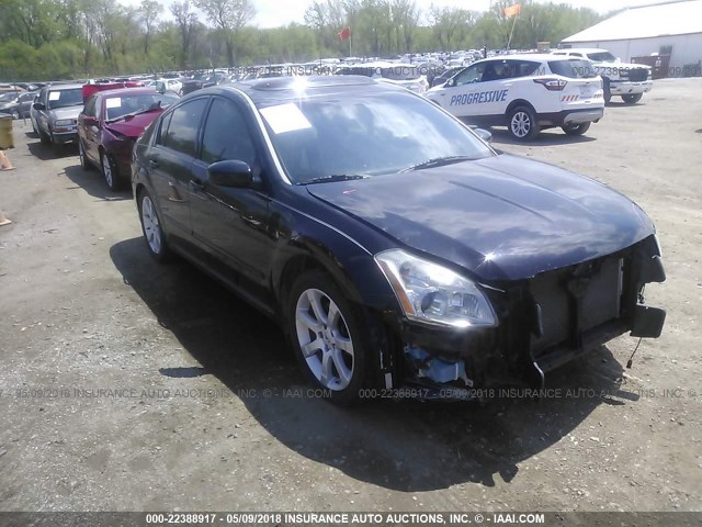 1N4BA41E08C815354 - 2008 NISSAN MAXIMA SE/SL BLACK photo 1