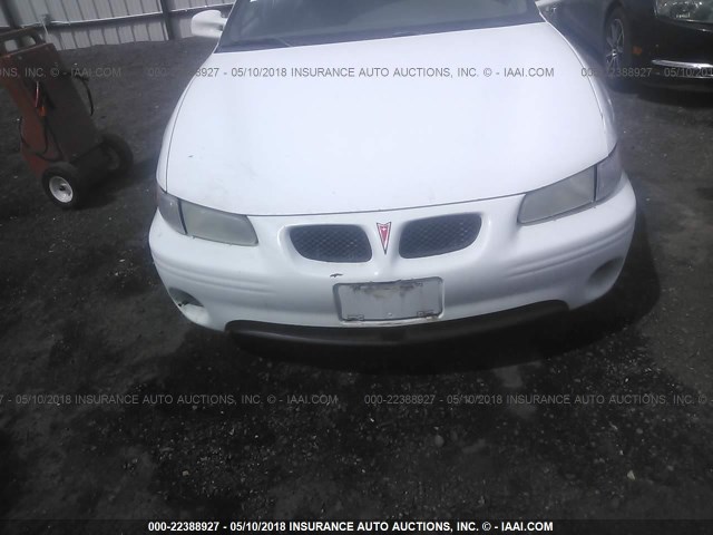 1G2WP52K31F134280 - 2001 PONTIAC GRAND PRIX GT WHITE photo 6