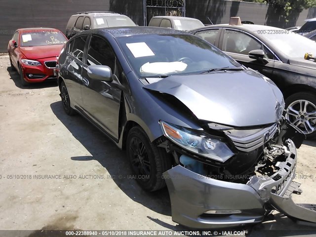 JHMZE2H74BS003561 - 2011 HONDA INSIGHT EX GRAY photo 1