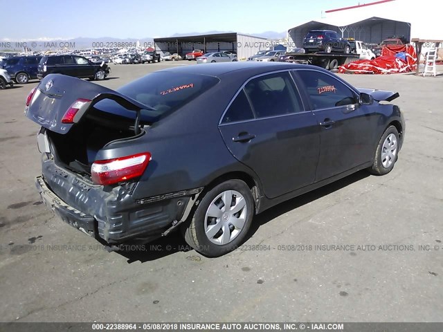4T1BE46K99U402370 - 2009 TOYOTA CAMRY SE/LE/XLE GRAY photo 4