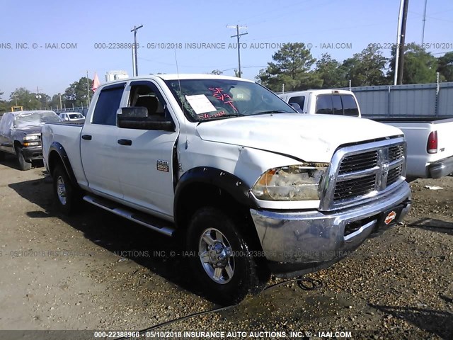 3C6UD5CL2CG254972 - 2012 DODGE RAM 2500 ST WHITE photo 1