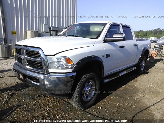 3C6UD5CL2CG254972 - 2012 DODGE RAM 2500 ST WHITE photo 2