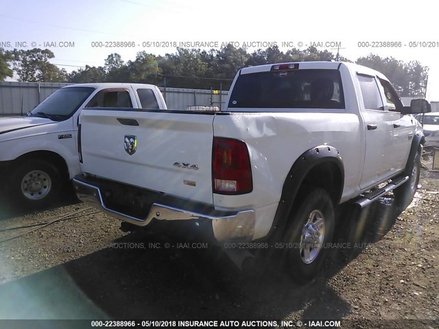 3C6UD5CL2CG254972 - 2012 DODGE RAM 2500 ST WHITE photo 4