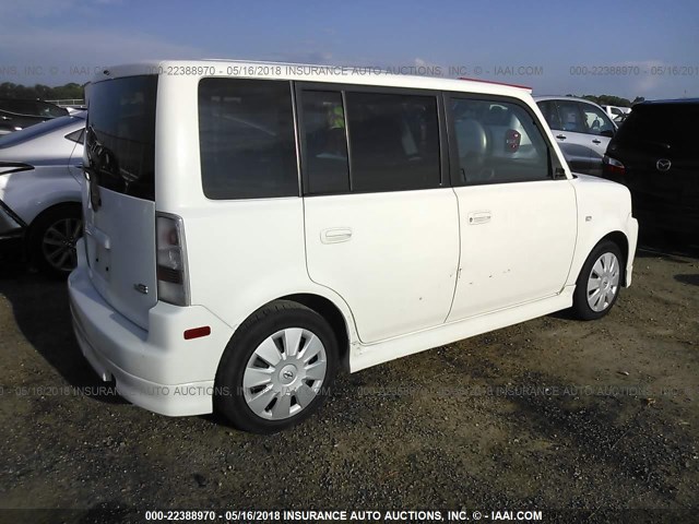 JTLKT324164124561 - 2006 TOYOTA SCION XB თეთრი ფოტო 4