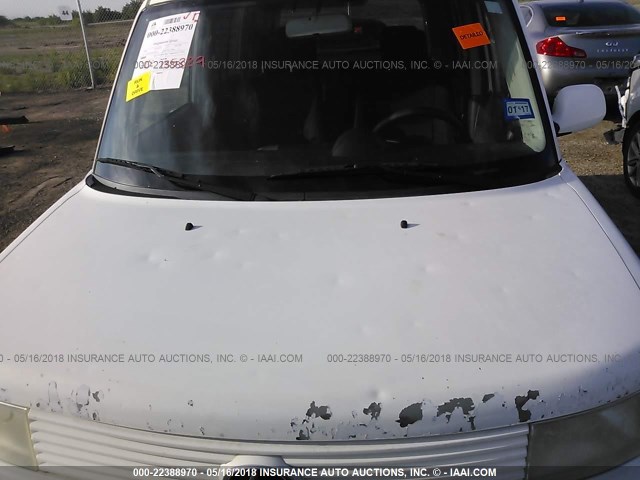 JTLKT324164124561 - 2006 TOYOTA SCION XB თეთრი ფოტო 6