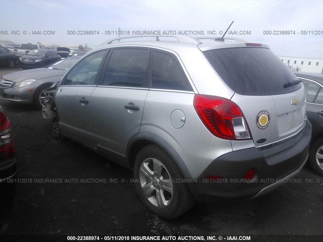 3GNAL2EKXFS504291 - 2015 CHEVROLET CAPTIVA LS SILVER photo 3