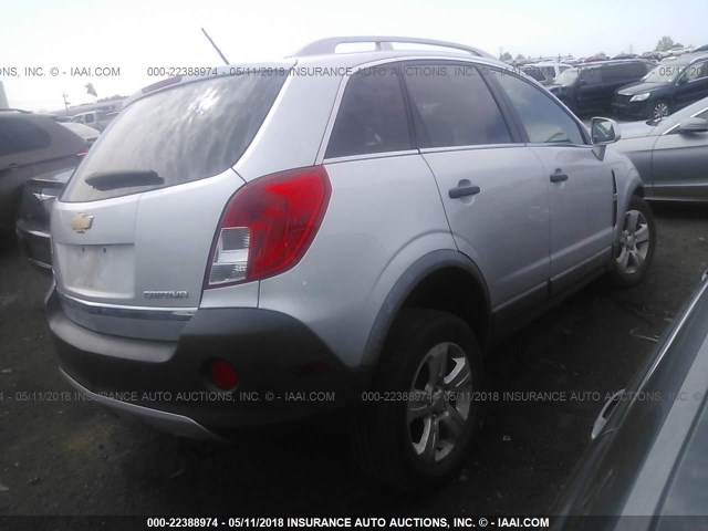 3GNAL2EKXFS504291 - 2015 CHEVROLET CAPTIVA LS SILVER photo 4