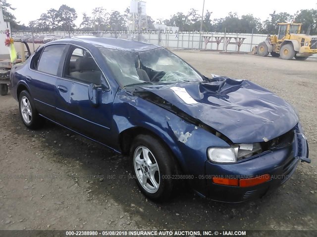 JN1CA21D7WT521167 - 1998 NISSAN MAXIMA GLE/GXE/SE BLUE photo 1