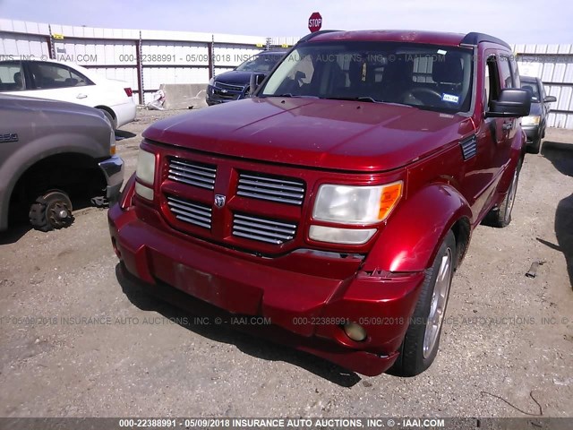 1D8GT58617W723473 - 2007 DODGE NITRO R/T RED photo 6