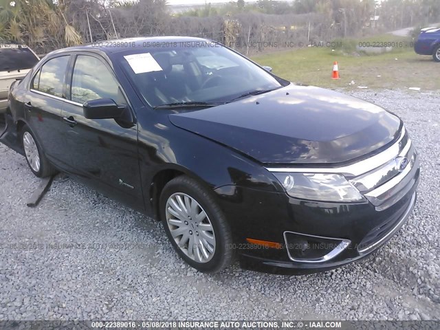 3FADP0L33AR189351 - 2010 FORD FUSION HYBRID GRAY photo 1