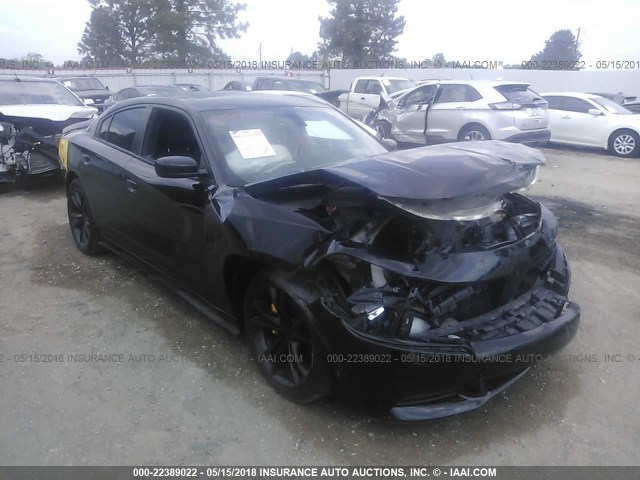 2C3CDXHG1GH129662 - 2016 DODGE CHARGER SXT BLACK photo 1