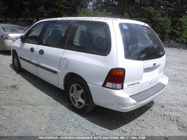 2FMZA50493BA66260 - 2003 FORD WINDSTAR WAGON WHITE photo 3