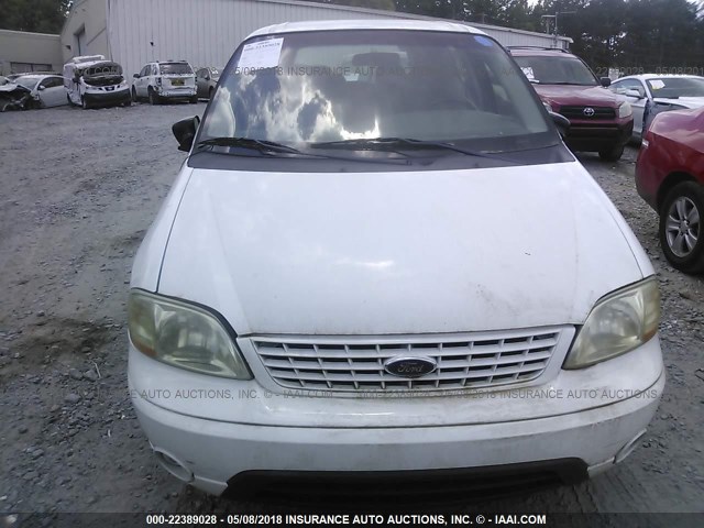 2FMZA50493BA66260 - 2003 FORD WINDSTAR WAGON WHITE photo 6