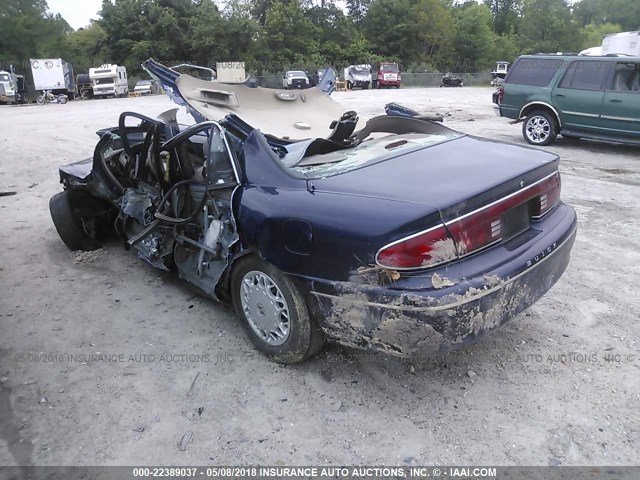 2G4WY52M8X1420941 - 1999 BUICK CENTURY LIMITED BLUE photo 3