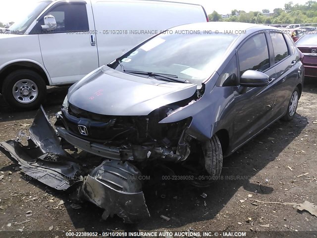 3HGGK5H52GM701329 - 2016 HONDA FIT LX GRAY photo 2