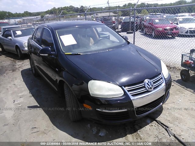 3VWEF71K37M073848 - 2007 VOLKSWAGEN JETTA WOLFSBURG 黑色 照片 1