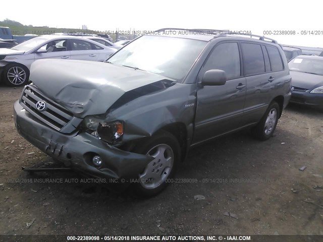 JTEEP21A250113441 - 2005 TOYOTA HIGHLANDER LIMITED 绿色 照片 2