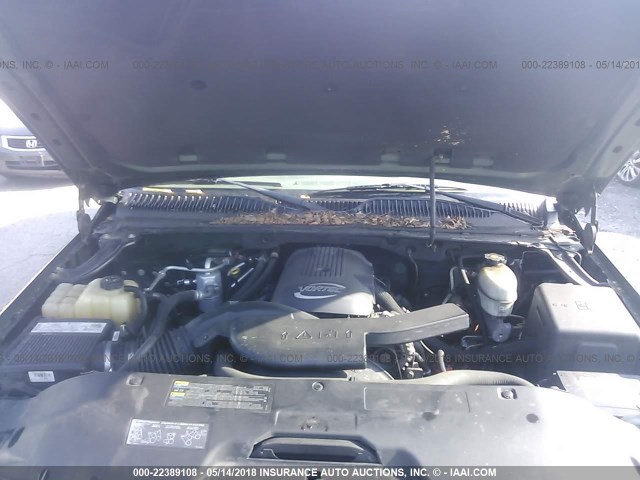 3GNFK16Z24G235640 - 2004 CHEVROLET SUBURBAN K1500 Yaşıl foto 10