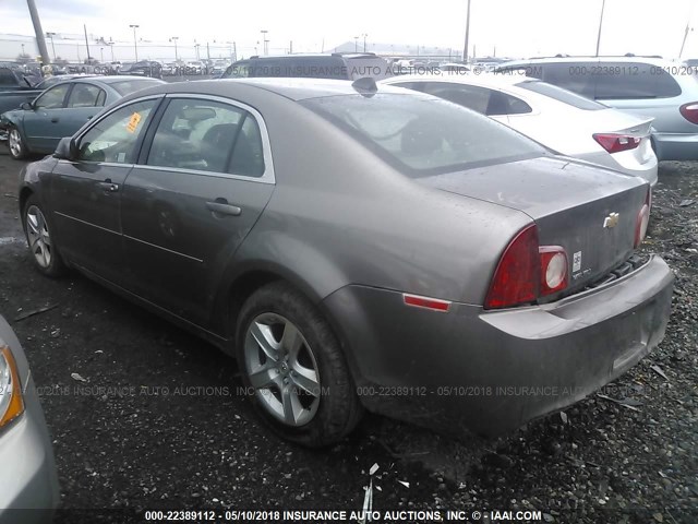 1G1ZB5E01CF238196 - 2012 CHEVROLET MALIBU LS 灰色 照片 3