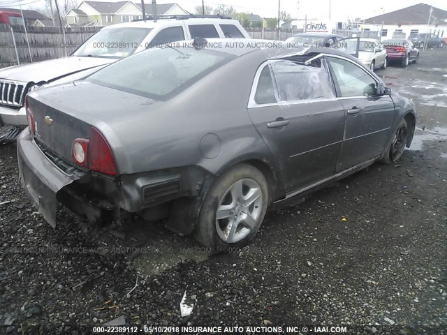 1G1ZB5E01CF238196 - 2012 CHEVROLET MALIBU LS 灰色 照片 4
