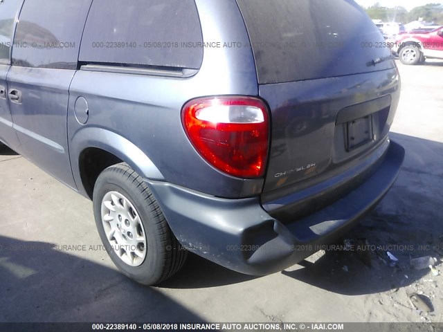 1C4GJ253X2B667336 - 2002 CHRYSLER VOYAGER BLUE photo 6