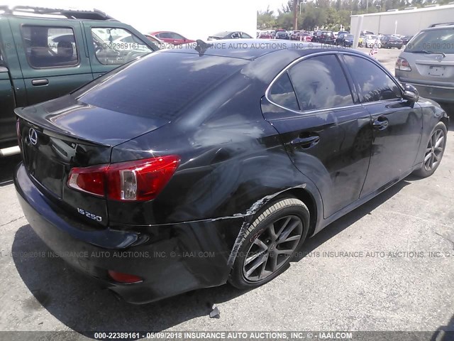 JTHBF5C29D5187389 - 2013 LEXUS IS 250 BLACK photo 6