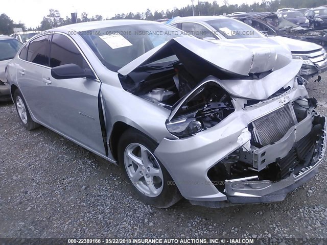 1G1ZB5ST5HF135093 - 2017 CHEVROLET MALIBU LS 银色 照片 1