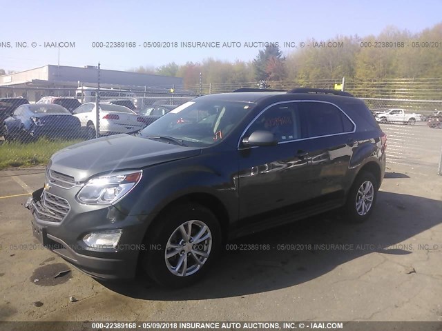 2GNALCEK8H1615524 - 2017 CHEVROLET EQUINOX LT GRAY photo 2