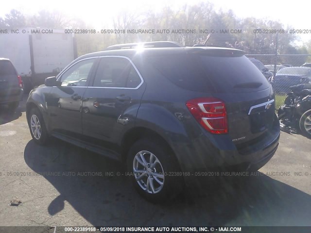 2GNALCEK8H1615524 - 2017 CHEVROLET EQUINOX LT GRAY photo 3