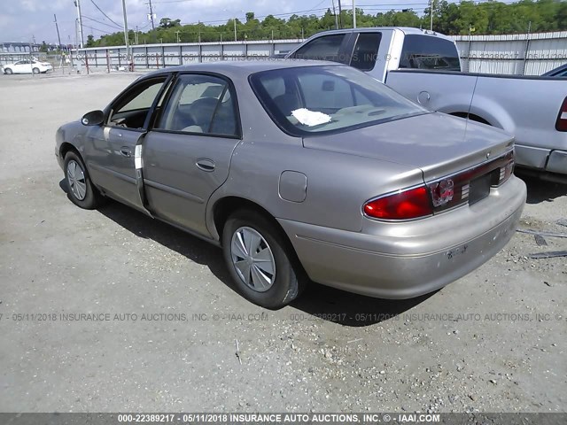 2G4WS52J831114081 - 2003 BUICK CENTURY CUSTOM TAN photo 3